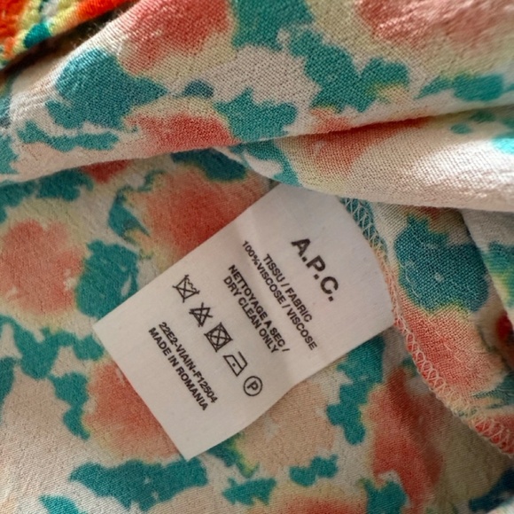 APC Zoe Colorful Shortsleeve shirt - Picture 8 of 8